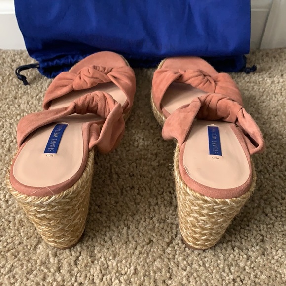 *NEVER WORN* Stuart Weitzman espadrille wedges - Picture 3 of 4